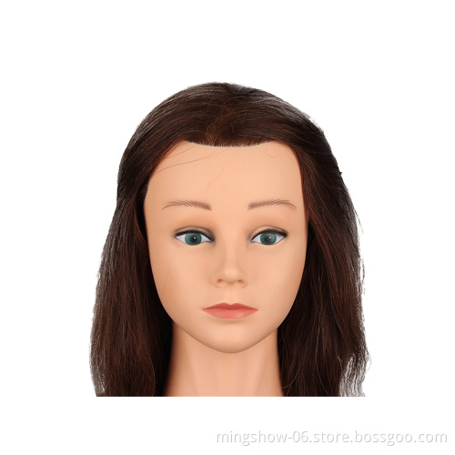 Wholesale top quality famela  american training mannequin head with indian human hair